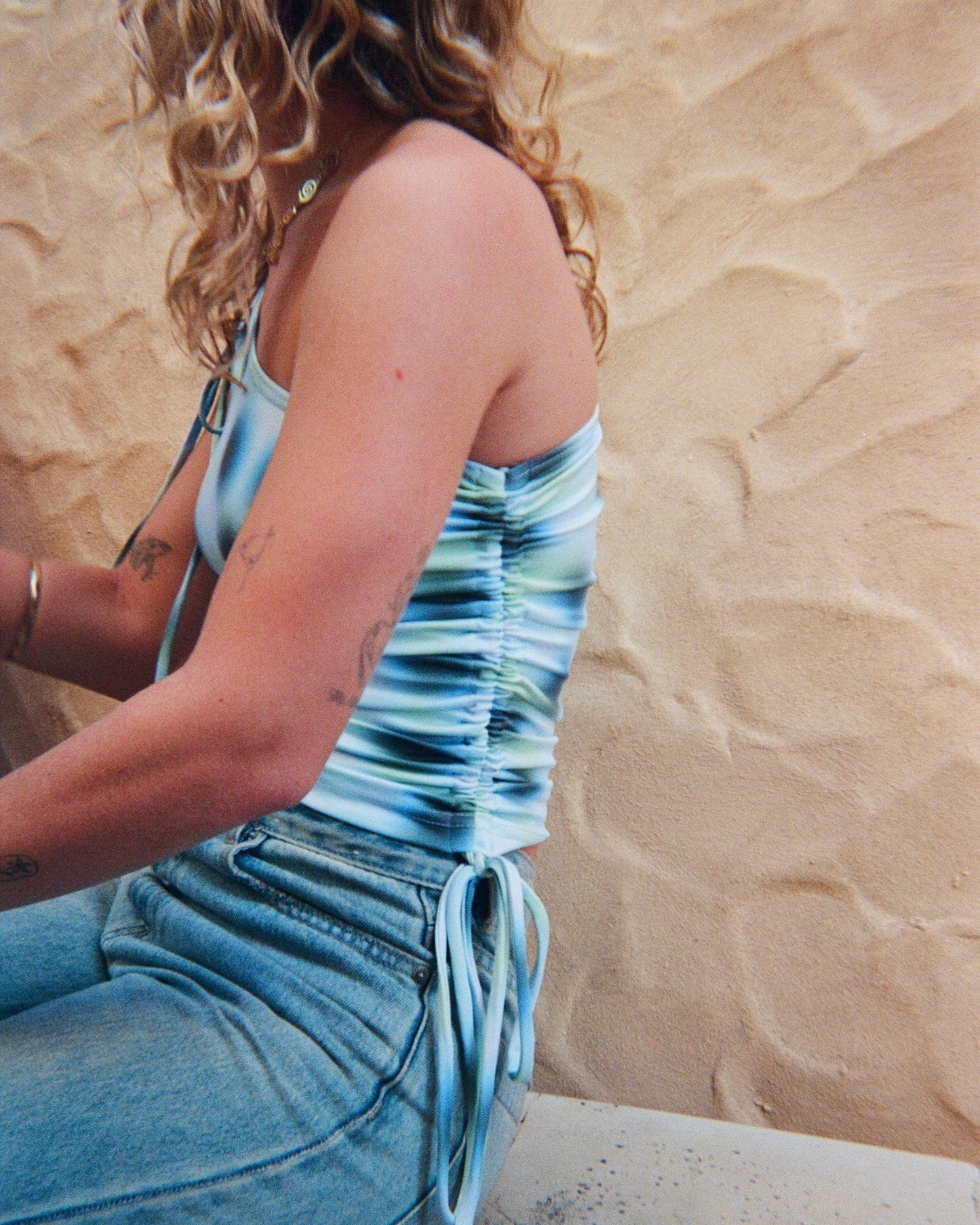 one shoulder top ꩜ splice