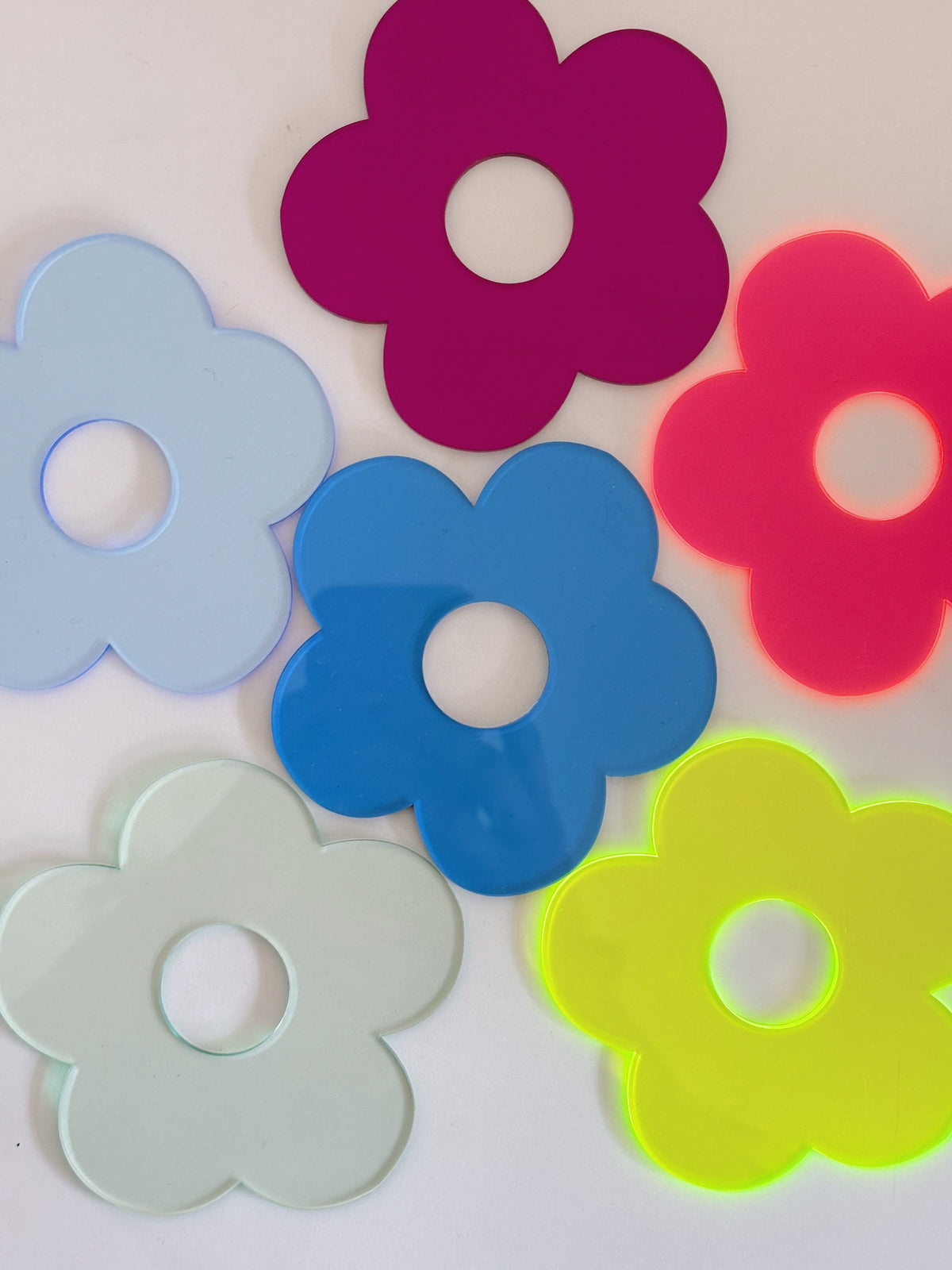 coaster ✿ FLOWER DARK BLUE