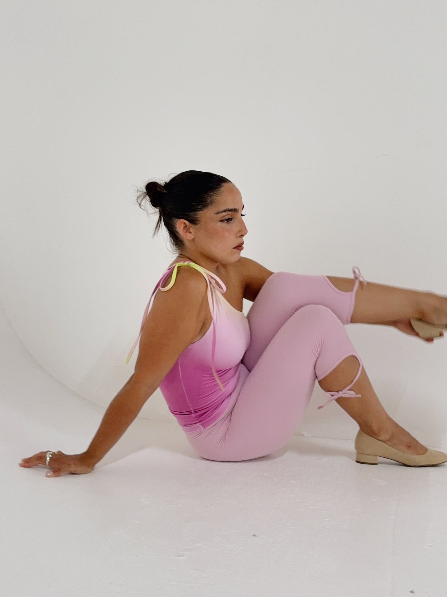 one shoulder top ꩜ lemon pop