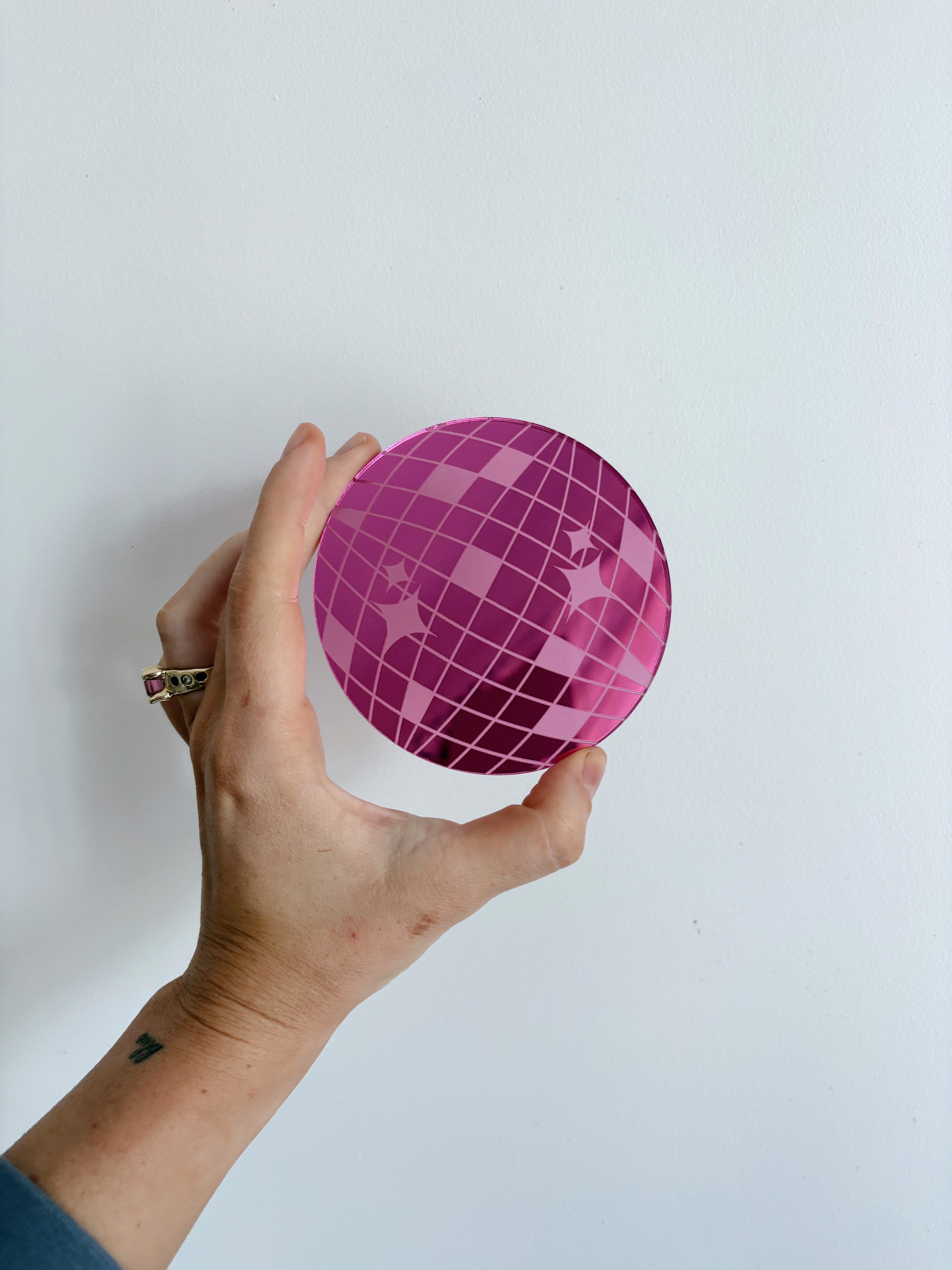 coaster ✺ DISCO GRL PINK