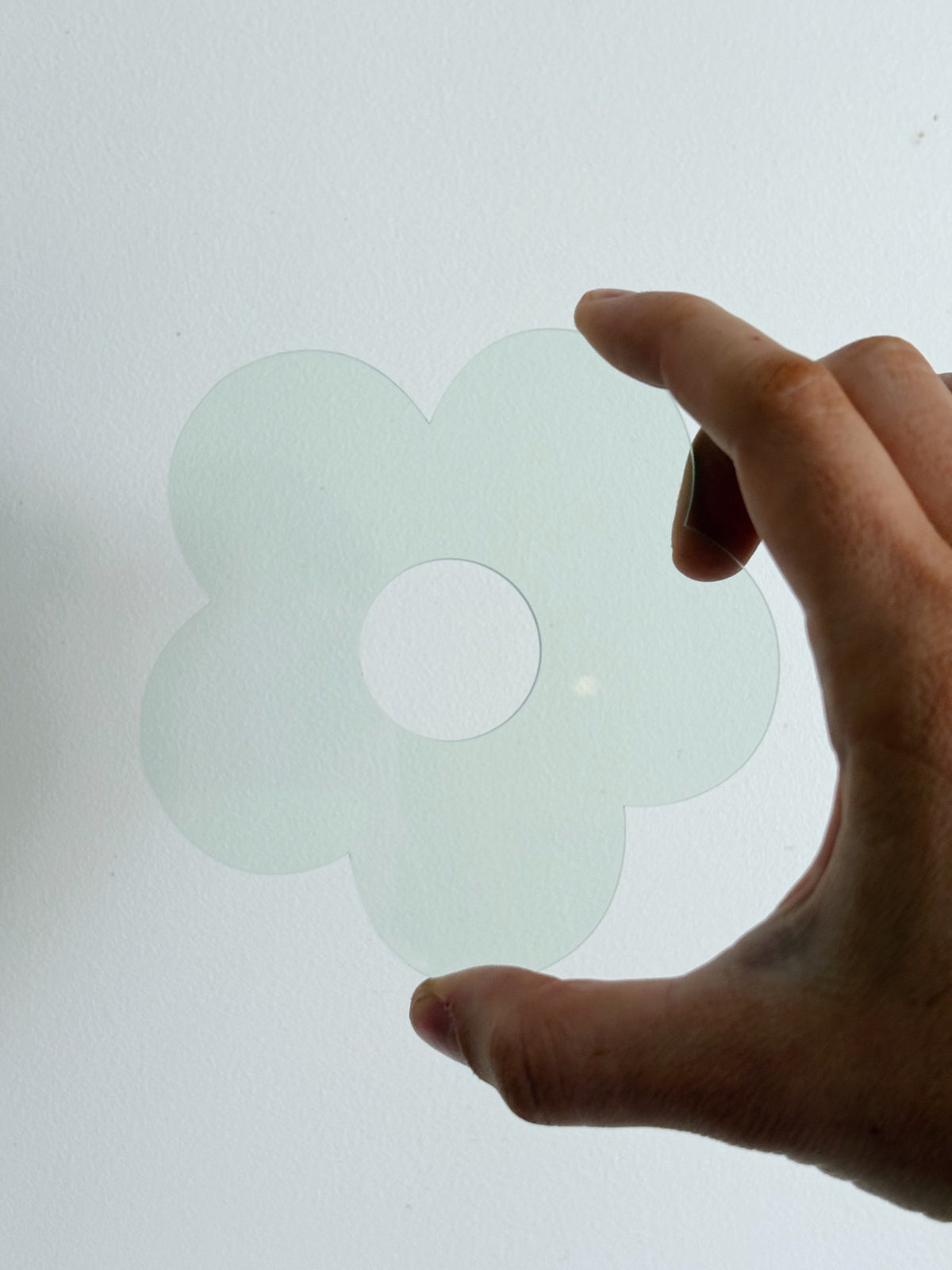 coaster ✿  FLOWER GLASS GREEN