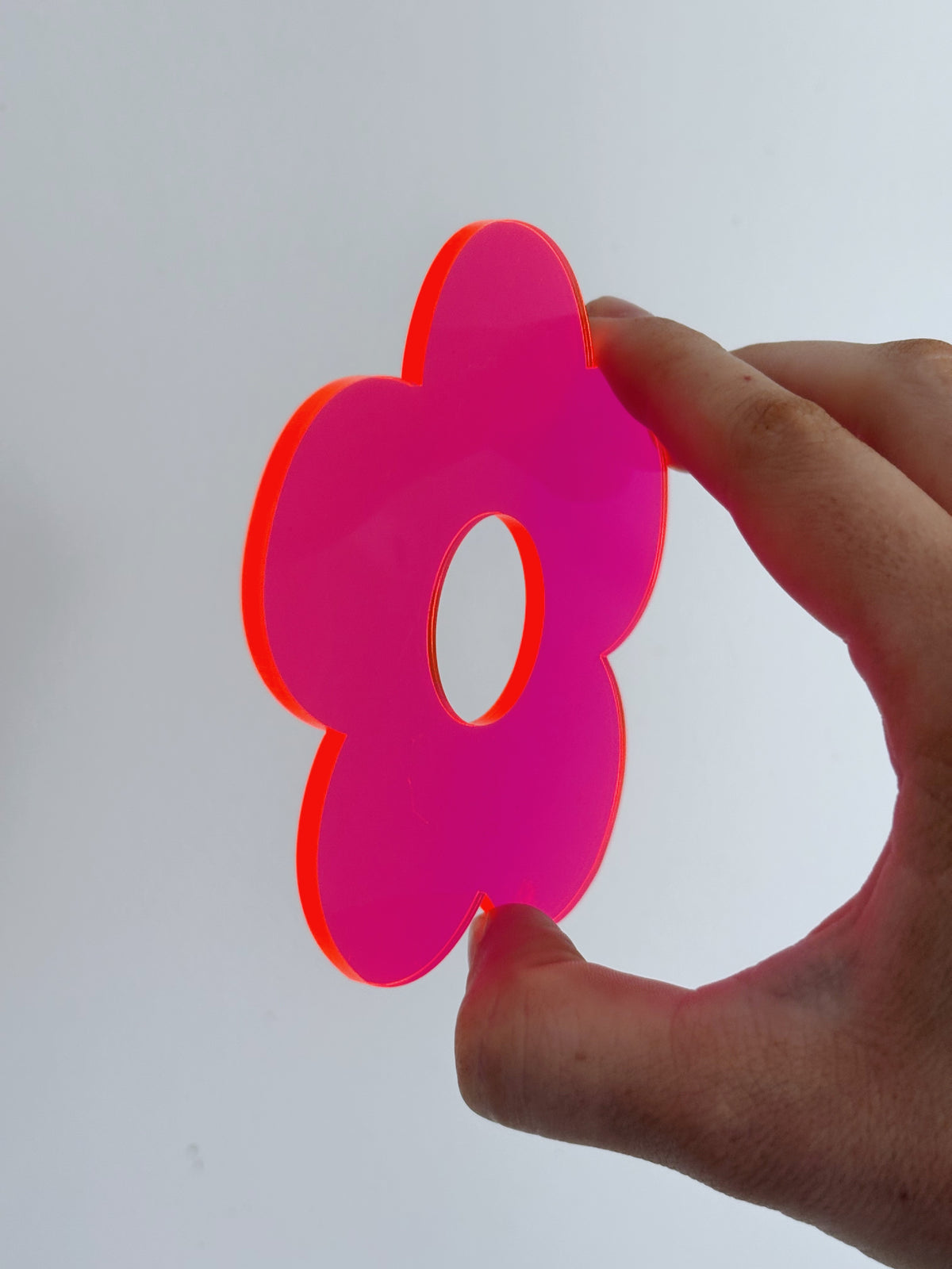 coaster ✿  FOWER HOT PINK
