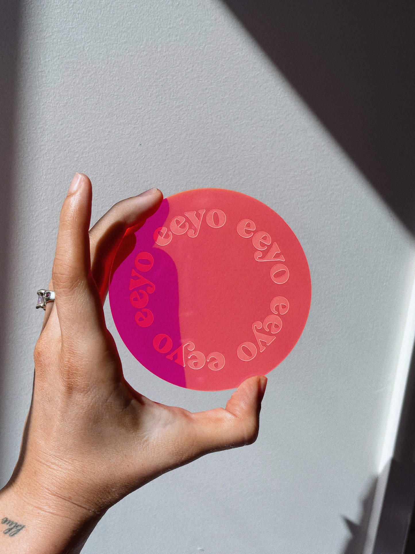 coaster ✺ hot pink eeyo