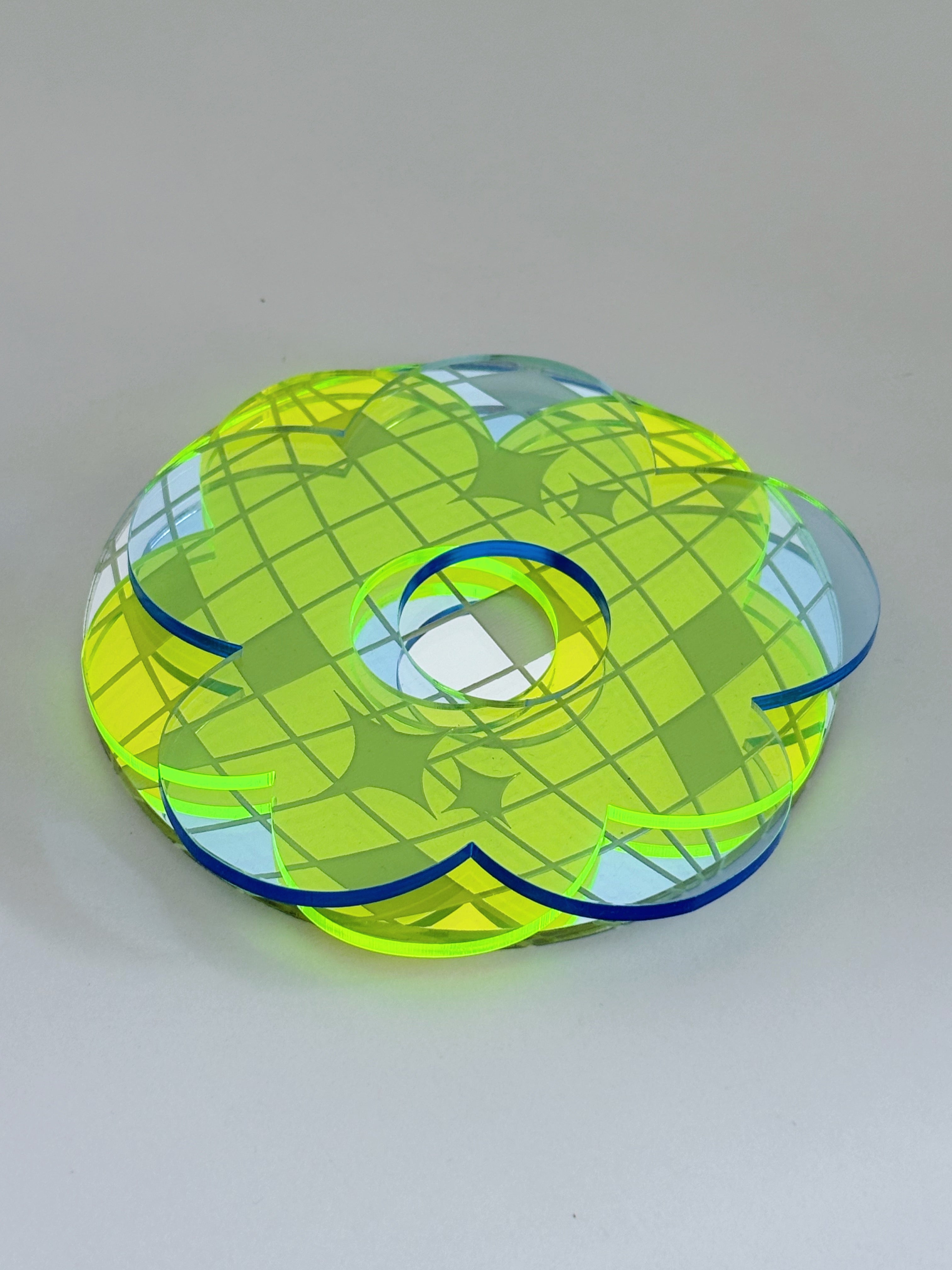 coaster ✿  FOWER NEON YELLOW