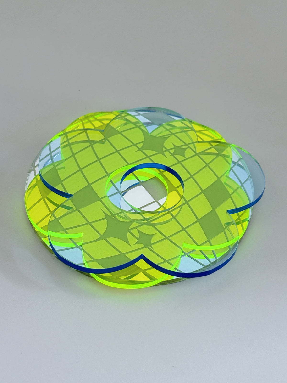 coaster ✿  FOWER NEON YELLOW