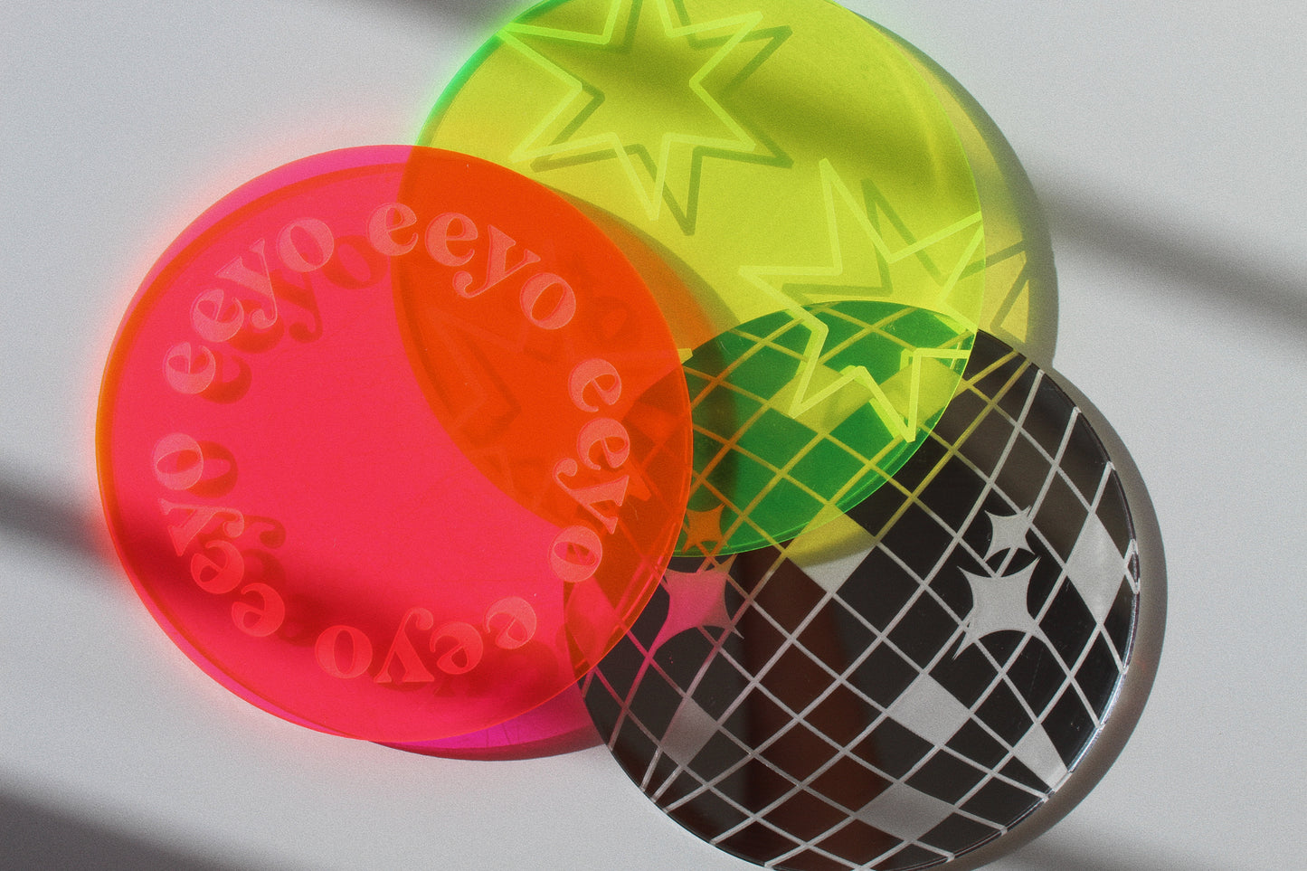 coaster ✺ hot pink eeyo