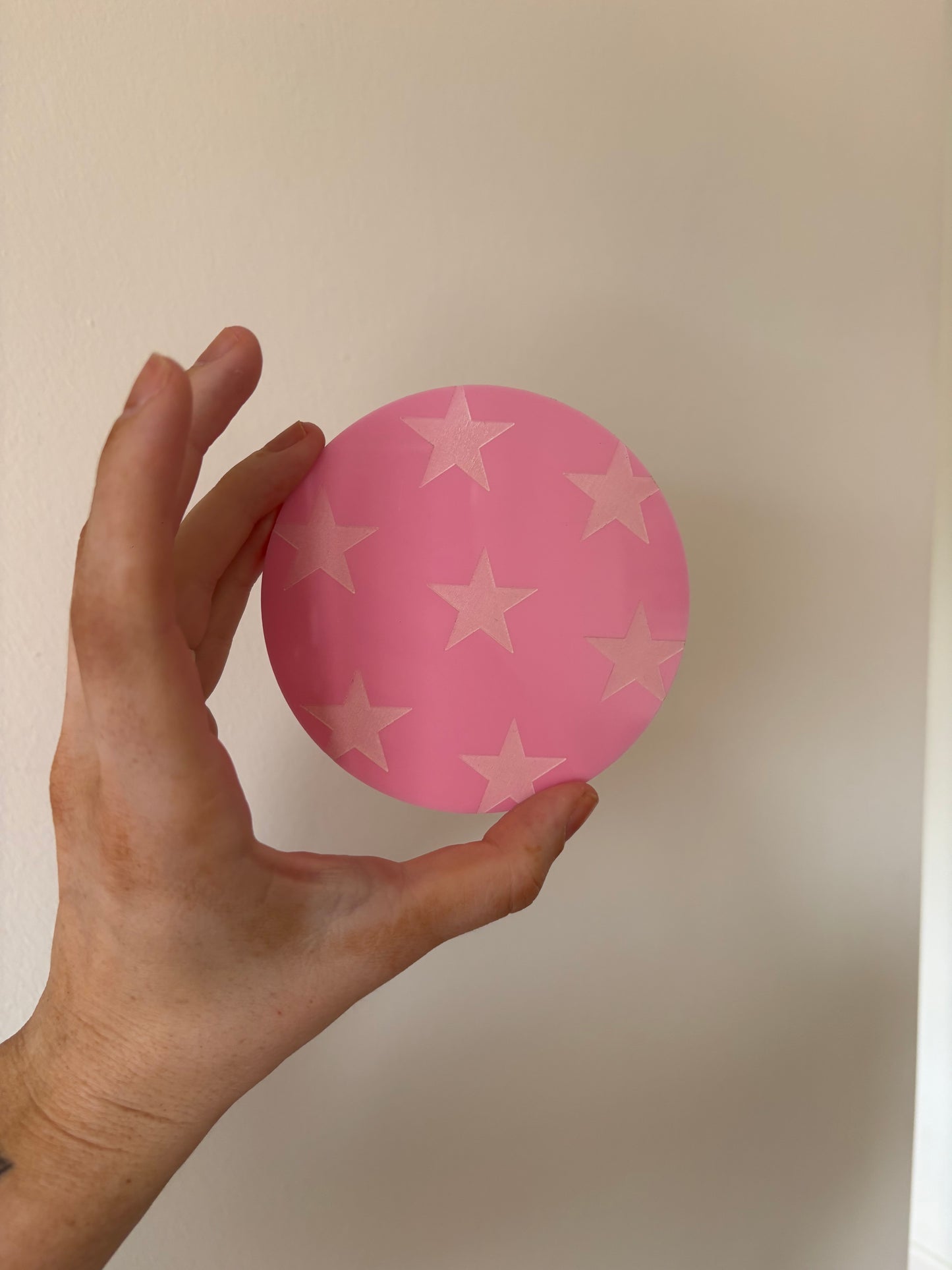 coaster ✺ pink stars